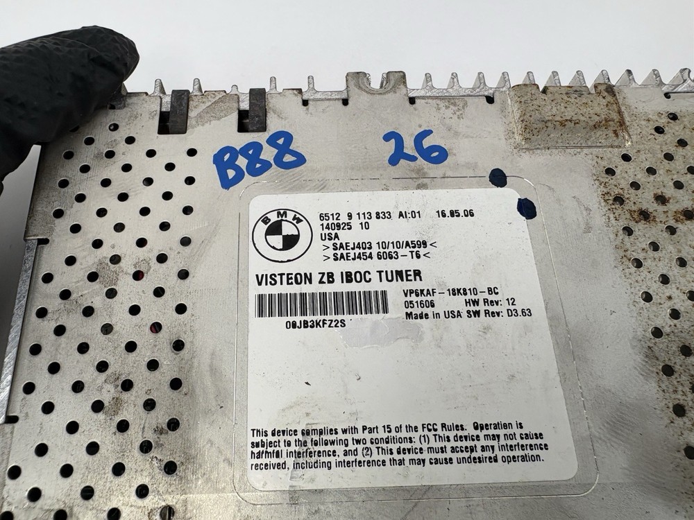 ✅ OEM BMW E60 E63 E64 E66 E90 E92 Satellite Radio IBOC Receiver Tuner Module