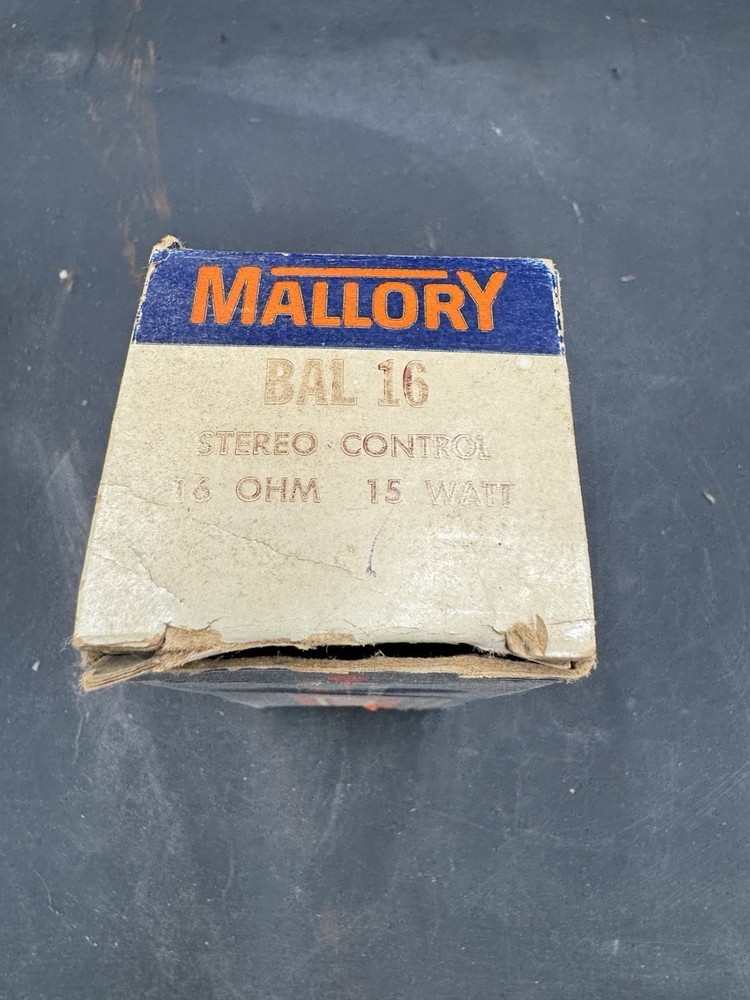 Mallory BAL 16 Stereo Control