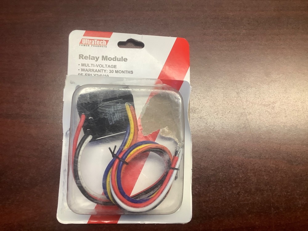 UltraTech 0E-FRLY24V10 10A Multi-Voltage Relay Module OPEN BOX