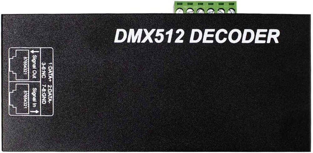 High Power Dmx Led Decoder Controller Led DMX 512 Dimmer Driver DC12V-24V for...