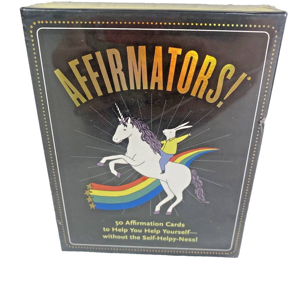 Affirmators! 50 Affirmation Cards to Help You Help Yourself  Sealed Unopened