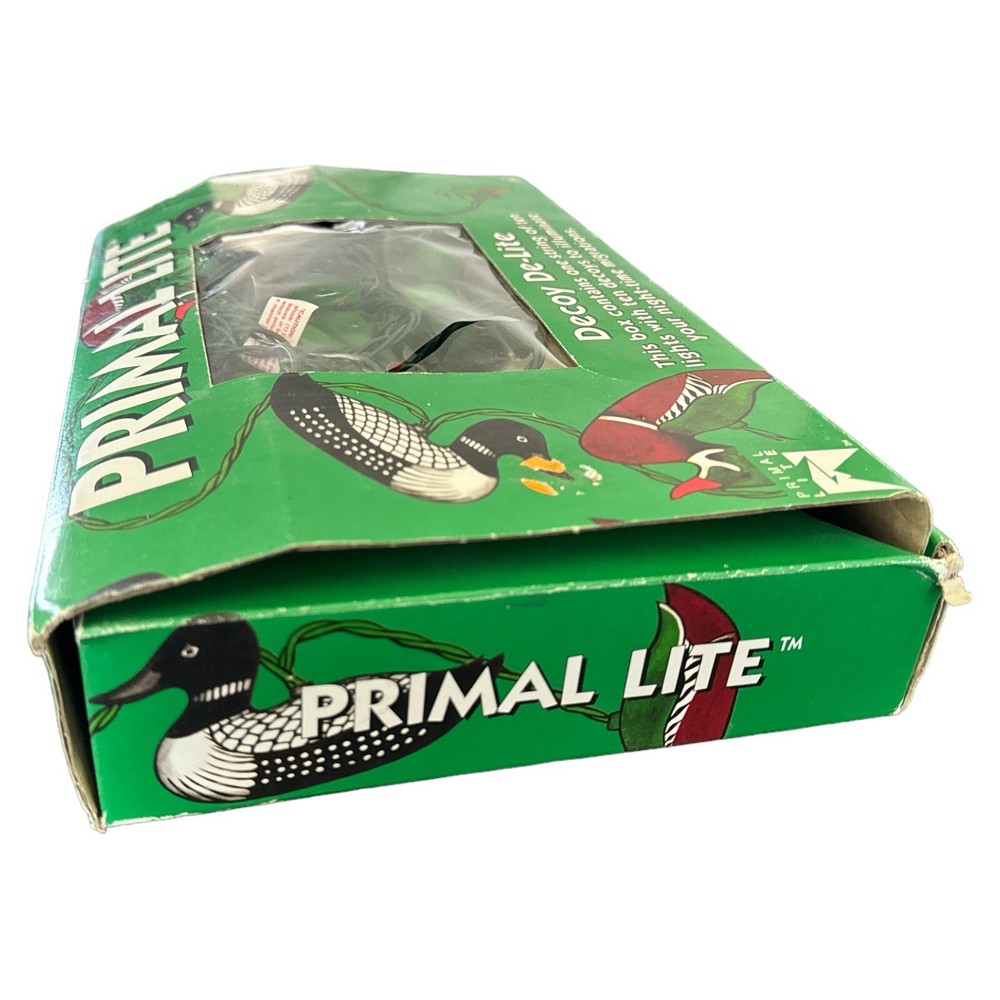 Vintage Primal Lite Duck String Light Set Ducks 1993