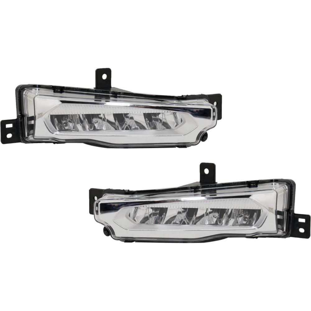 2pcs Front Driver Passenger Side Fog Light Set 16973606