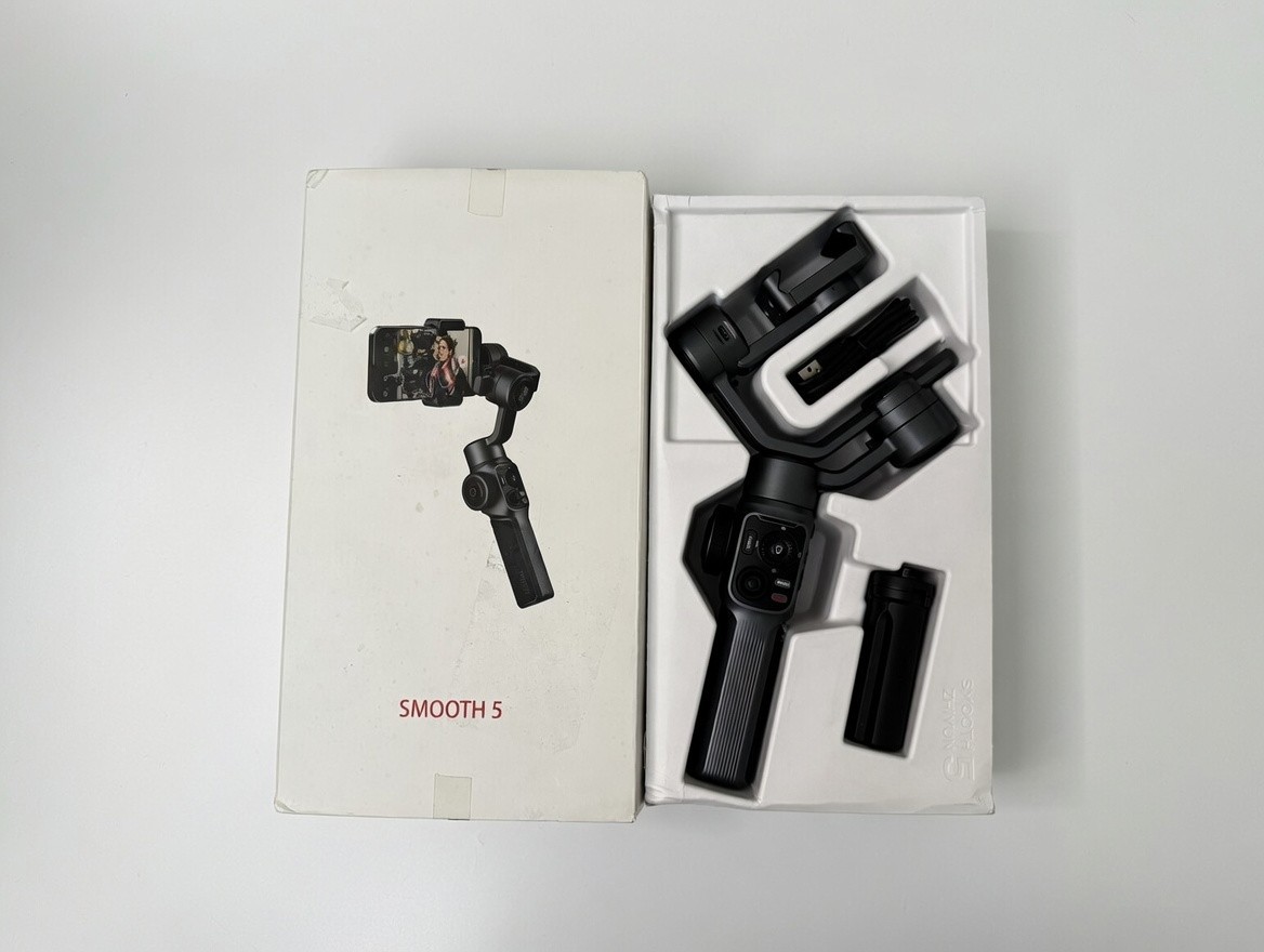 Zhiyun Smooth 5 Phone Gimbal, 3-Axis Handheld Smartphone Stabilizer (Open Box)