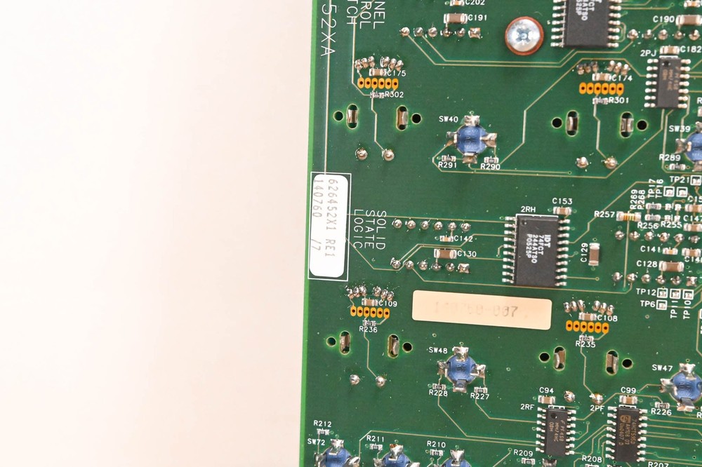 Solid State Logic C300 HD Channel Control Switch Panel CG01U0X