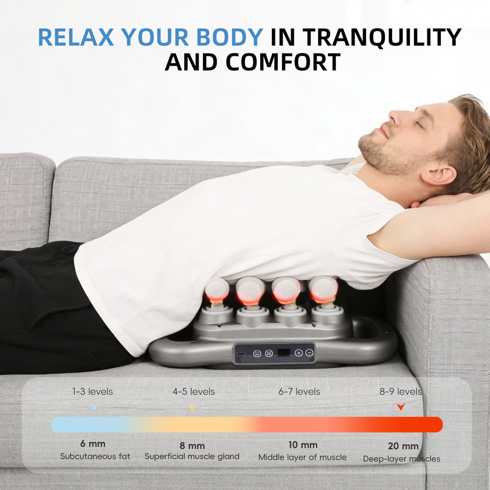 24 Head Full Body Massage Gun - Targeted Deep Tissue Percussion Massager