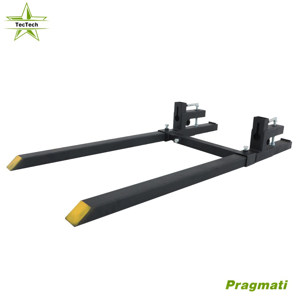 2000lbs Universal Clamp on Pallet Forks Loader Bucket Skidsteer Tractor 60"