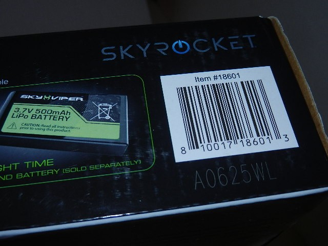 new no warranty Sky Viper Vector Performance Stunt Plane skyrocket skyviper