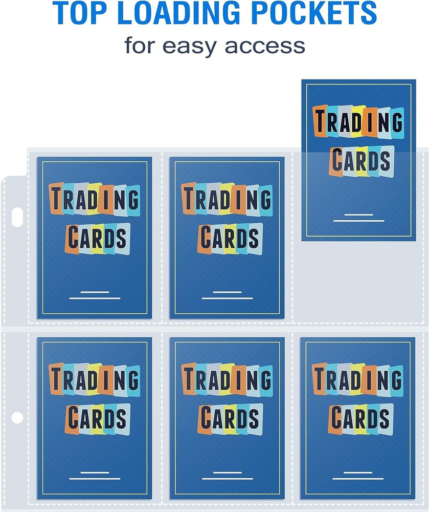 Trading Card Binder Sleeves Pages