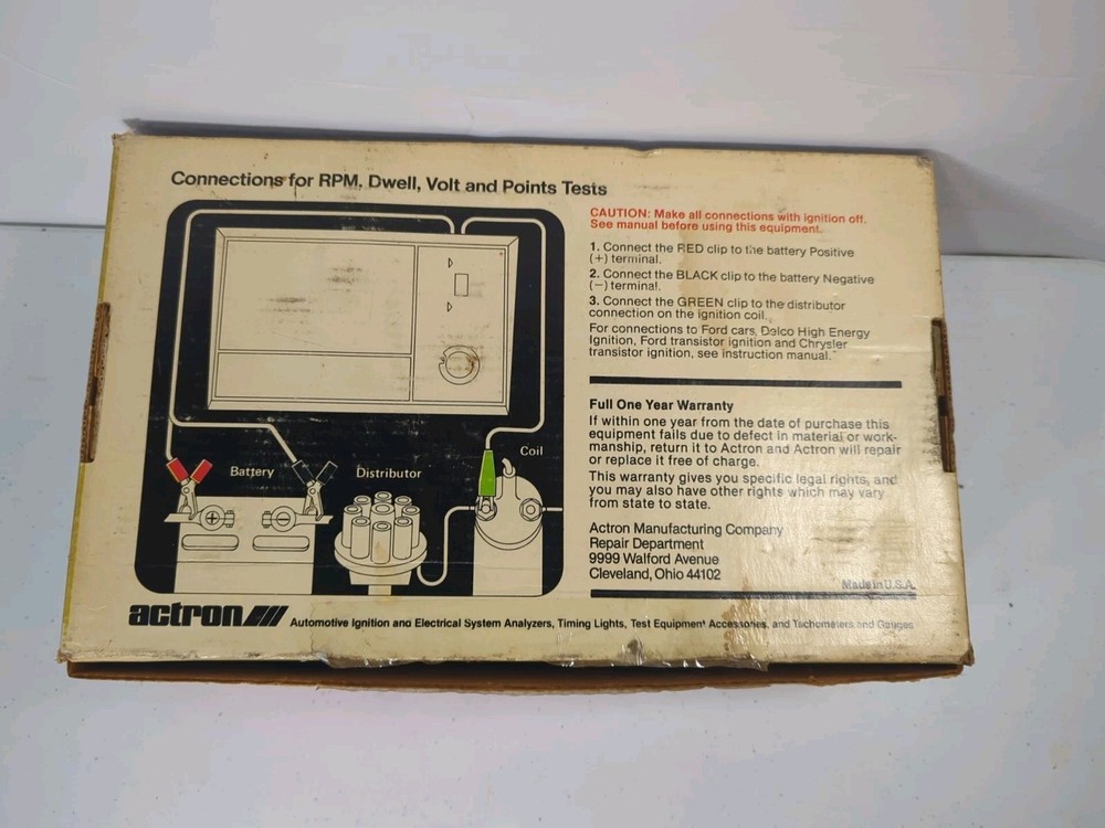 Actron Engine Analyzer Model 615 Style 6315