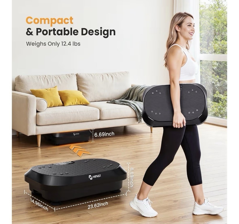 Vibration Plate Exercise Machine, Vibrating plate for lymphatic drainage Weig...