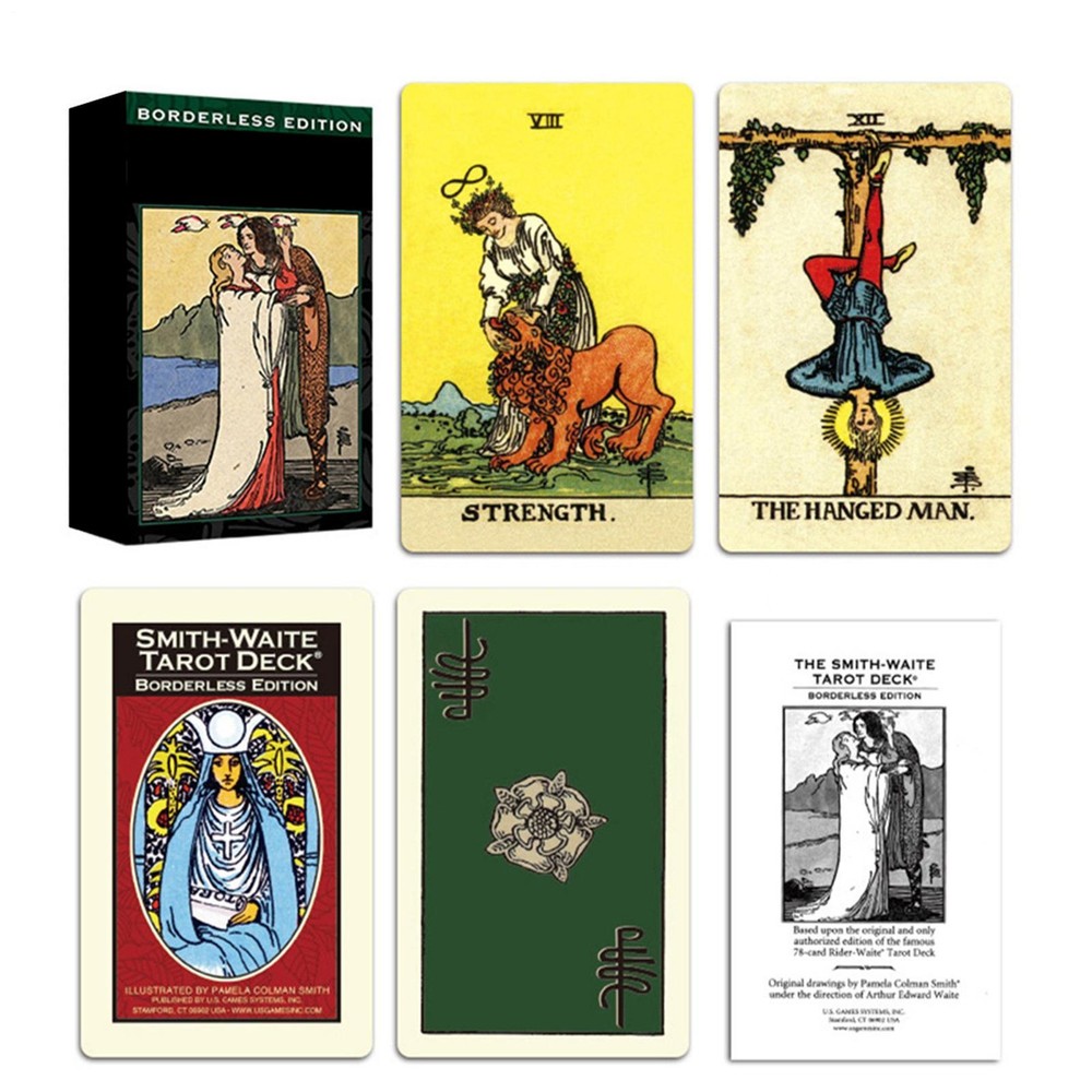 Borderless Smith Tarot Cards Tarot Deck For Board Game Cards