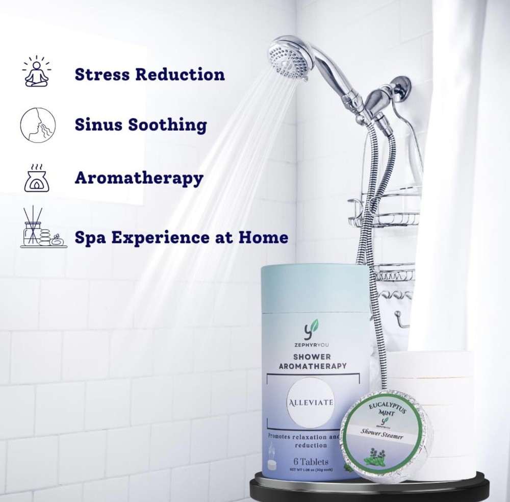 Shower Steamers Aromatherapy - Eucalyptus & Mint (6-pack)