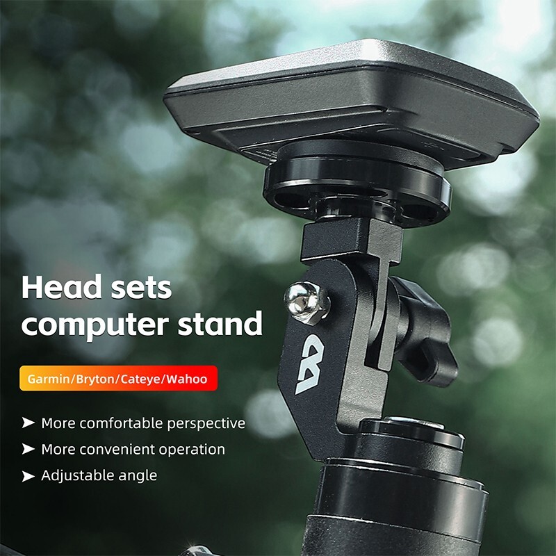 WEST BIKING MTB Bicycle Headset Computer Holder Bracket Bike Speedometer Adapter