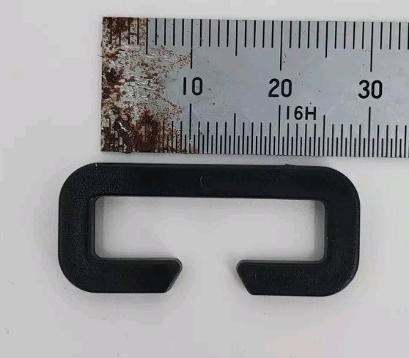10 Pack 1 Inch (25mm) Loop Loc Split Fastex Repair Black