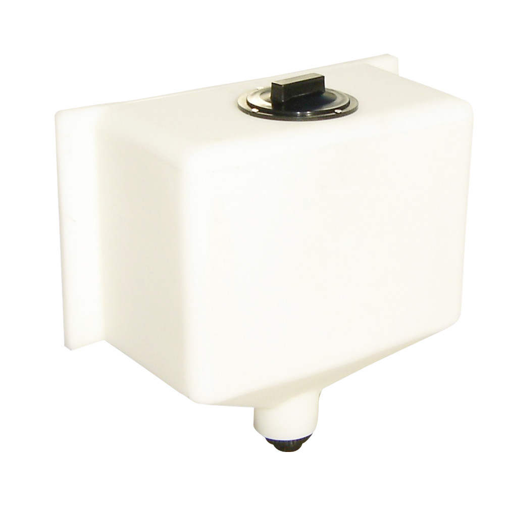 10 Gallon Rectangular Cone Bottom Water Tank, Fluid, Liquid Storage Tank