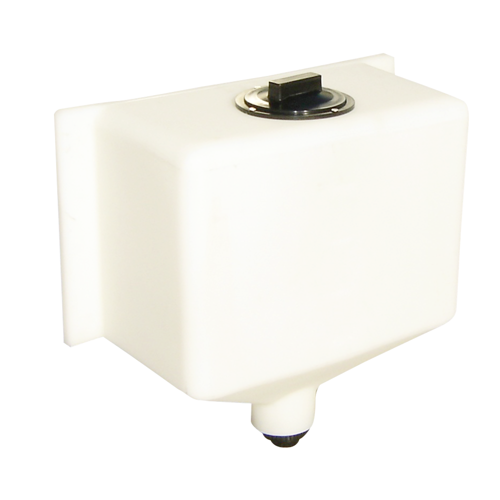 10 Gallon Rectangular Cone Bottom Water Tank, Fluid, Liquid Storage Tank