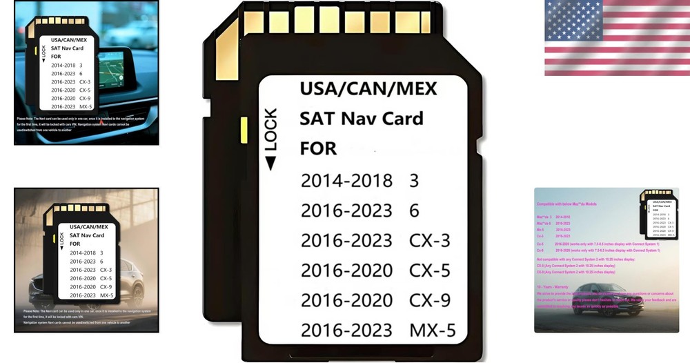 Drop-Proof Mazda Navigation Memory Card for 2014-2023 Models - 10