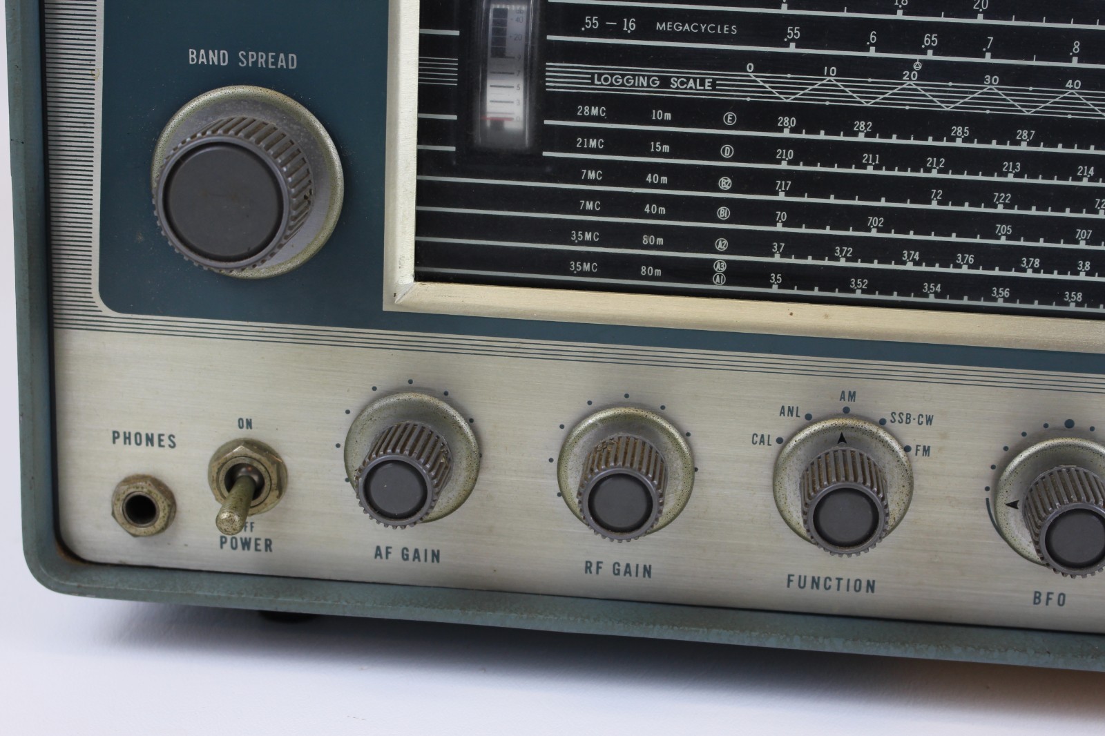 LAFAYETTE HE-80 RADIO PROFESSIONAL RECEIVER 0.55-54MHZ 1963 VINTAGE RARE