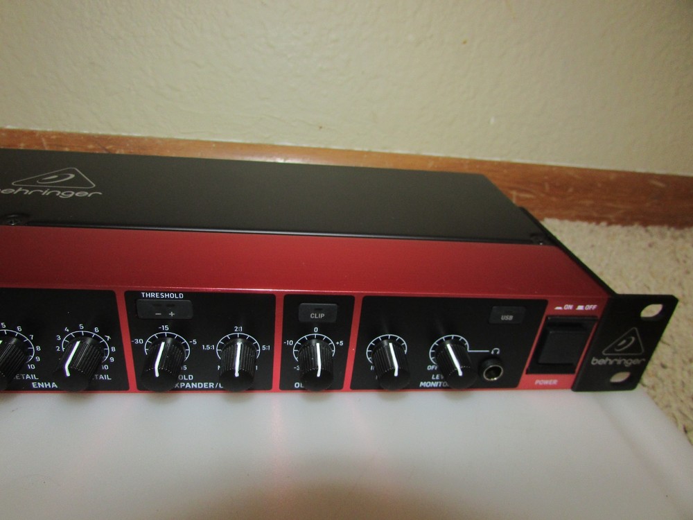 Behringer Ultravoice UV1 Single Channel Strip Preamp And USB Audio Interface