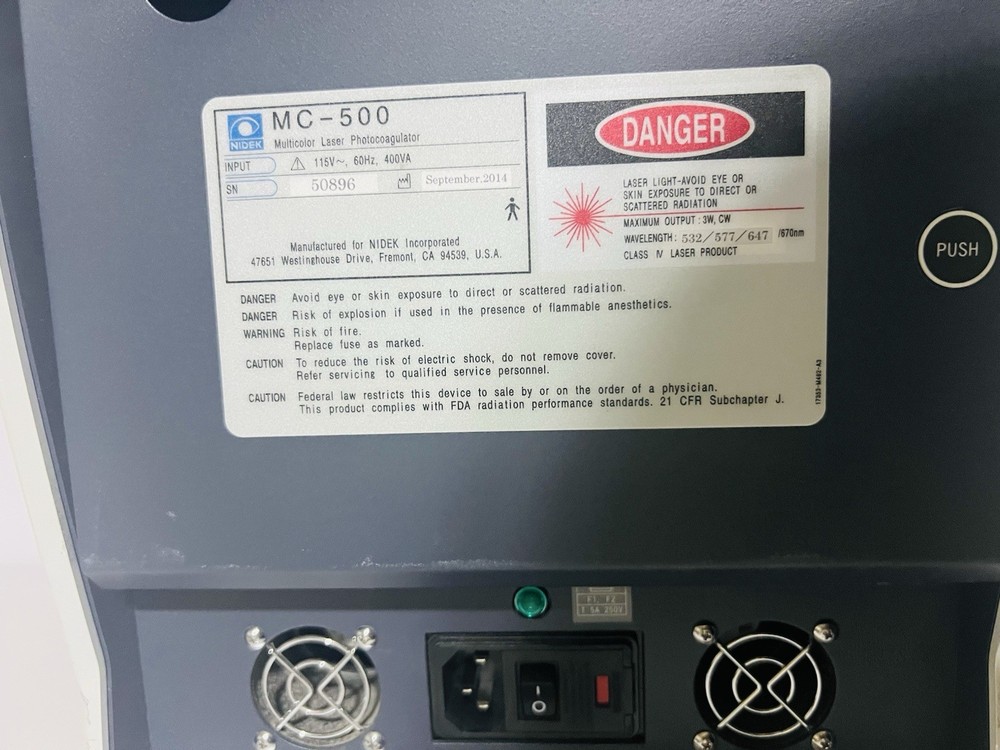 NIDEK MC-500 Multi-Colour Laser
