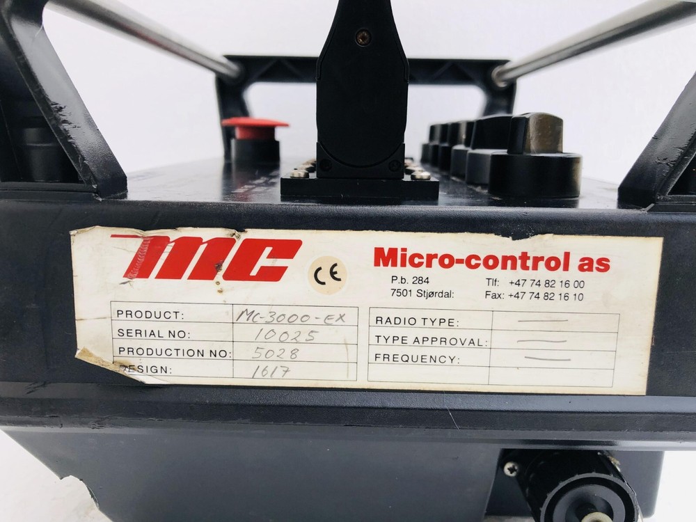 HYDRALIFT MC-3000-EX CRANE REMOTE CONTROL #NO BATTERIES