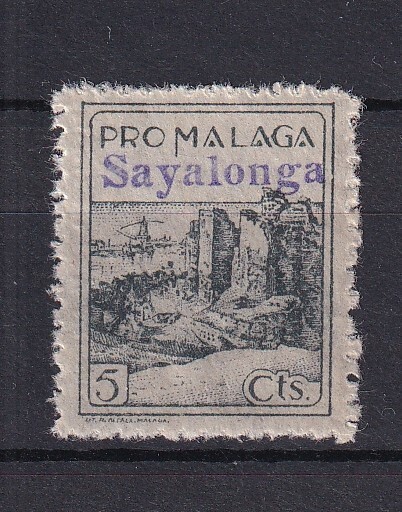 SCW Local Label PRO MALAGA overprinted (horizontal) SAYALONGA