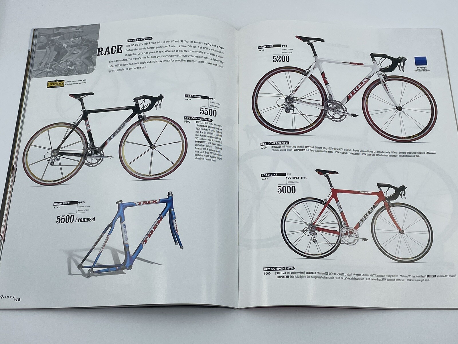 NEW 1999 TREK Bicycles Full-Line Catalog USPS LANCE ARMSTRONG! Road MTB BMX Etc