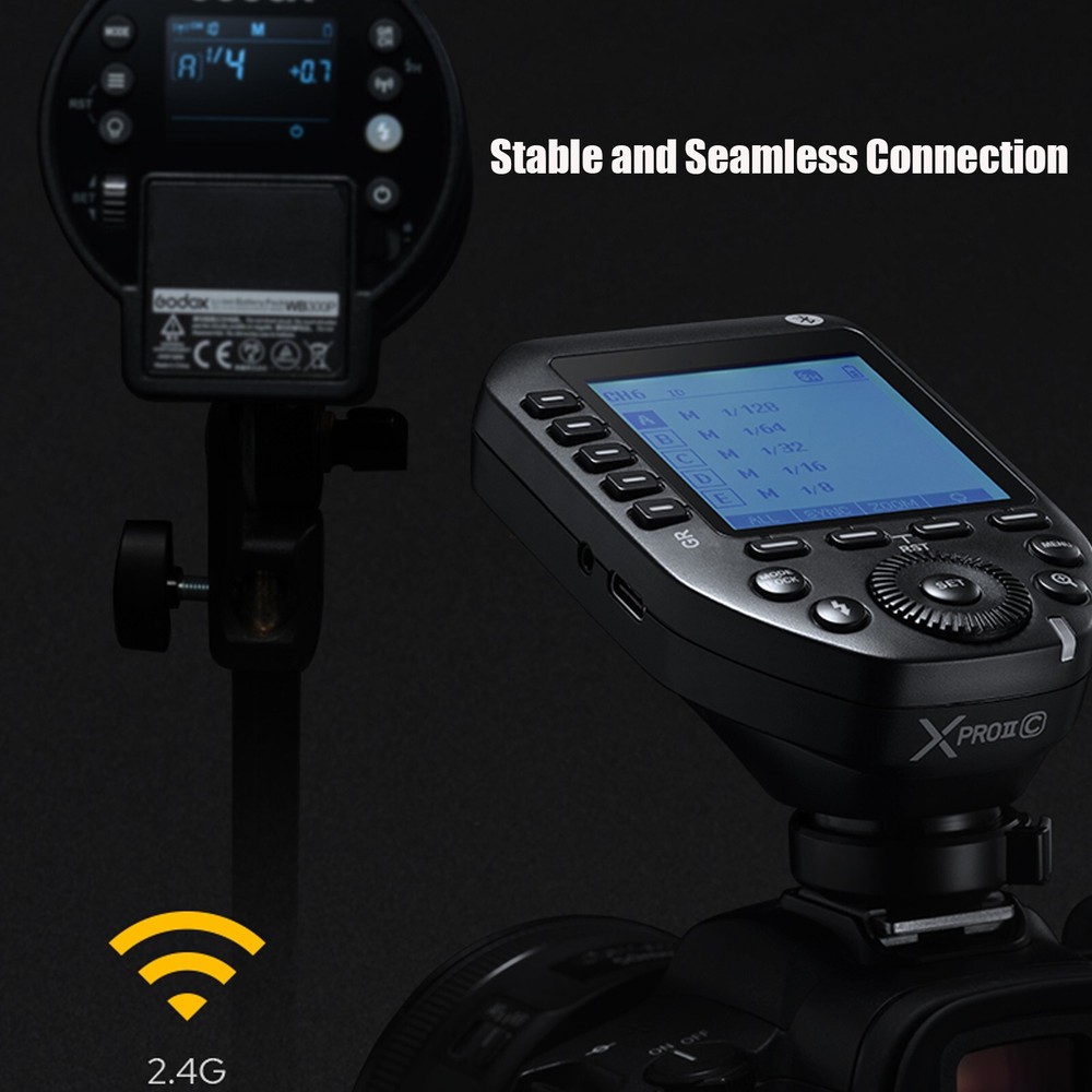 US Godox XProII-N 2.4G TTL Flash Bluetooth Trigger Transmitter for Nikon Camera