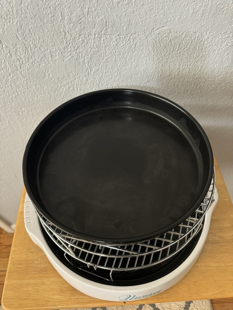 Nuwave Pro Infrared Oven Double Stack Grill Rack + Drip Pan + Base 20301-20304