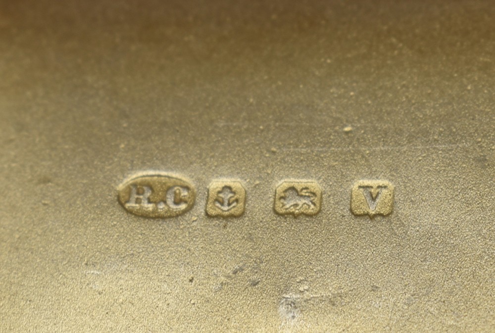 Antique Solid Silver Snuff Box Pill Pot 1920 Robert Chandler