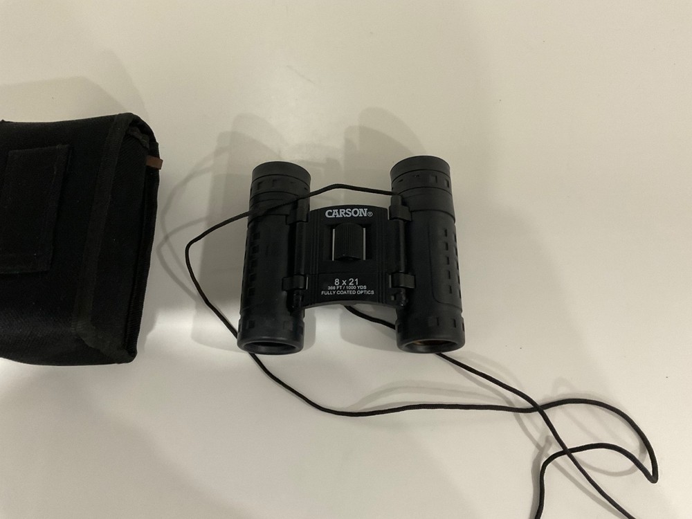 Carson Binoculars 8x21 366 Feet / 1000 Yards With Case