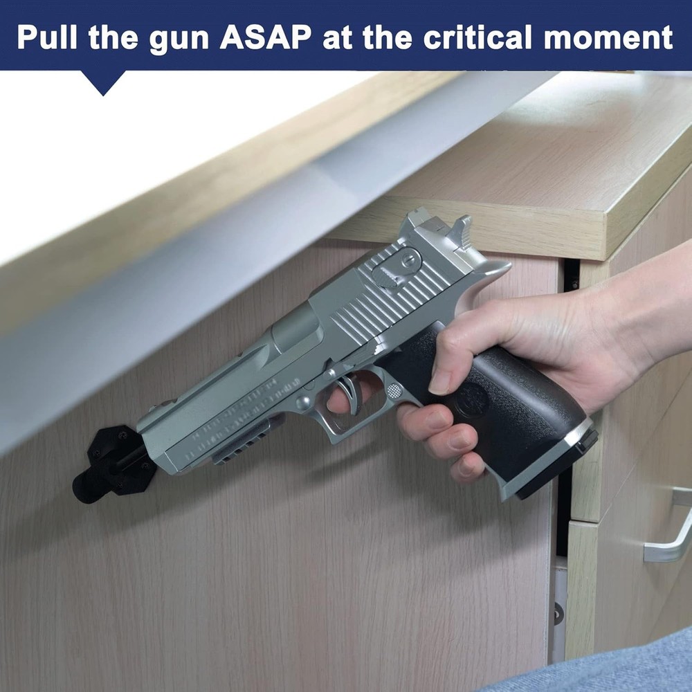 Adjustable Foam Handgun Hanger – Concealed Gun Storage with Easy Installation