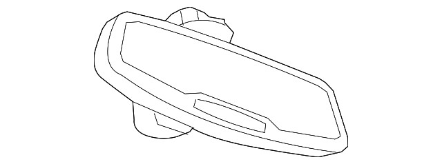 Genuine GM Inside Rearview Mirror 23295991