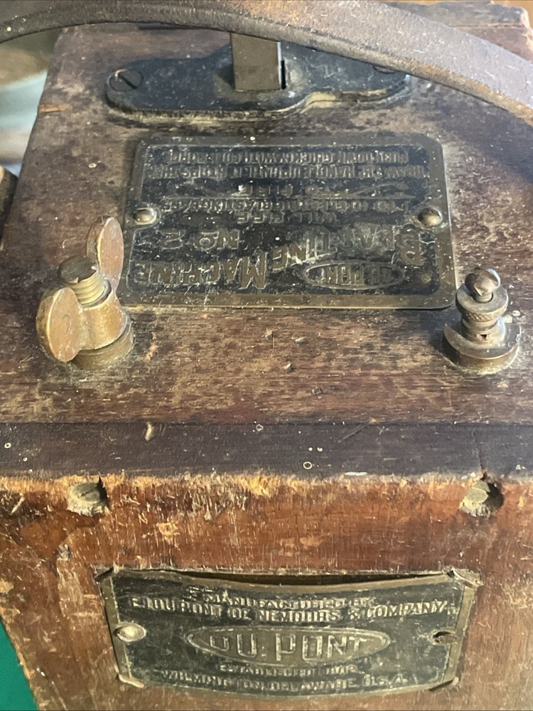 ANTIQUE ''DU PONT'' BLASTING MACHINE NO. 2