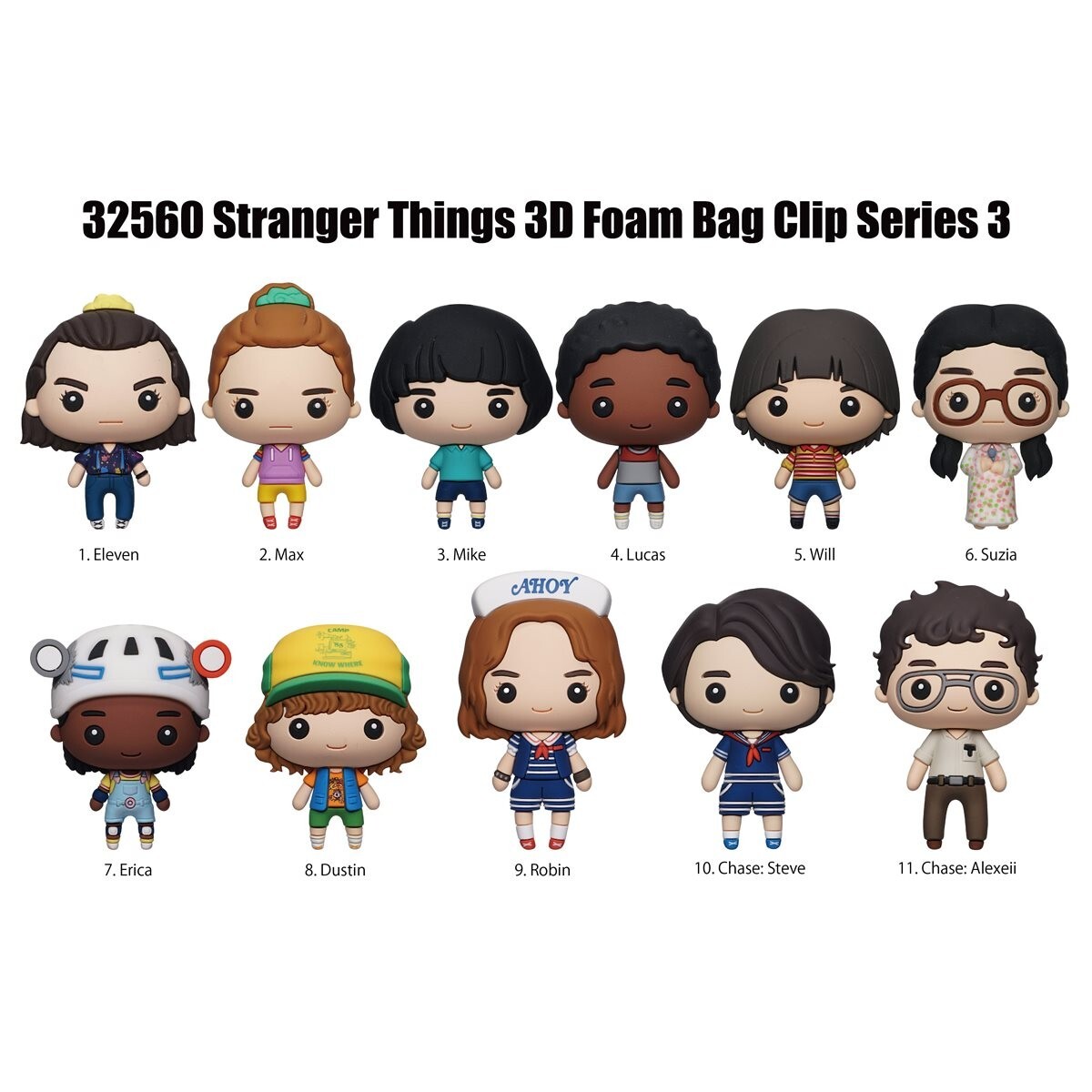 Stranger Things NEW * Max Mayfield Clip * Series 3 Blind Bag Opened Monogram