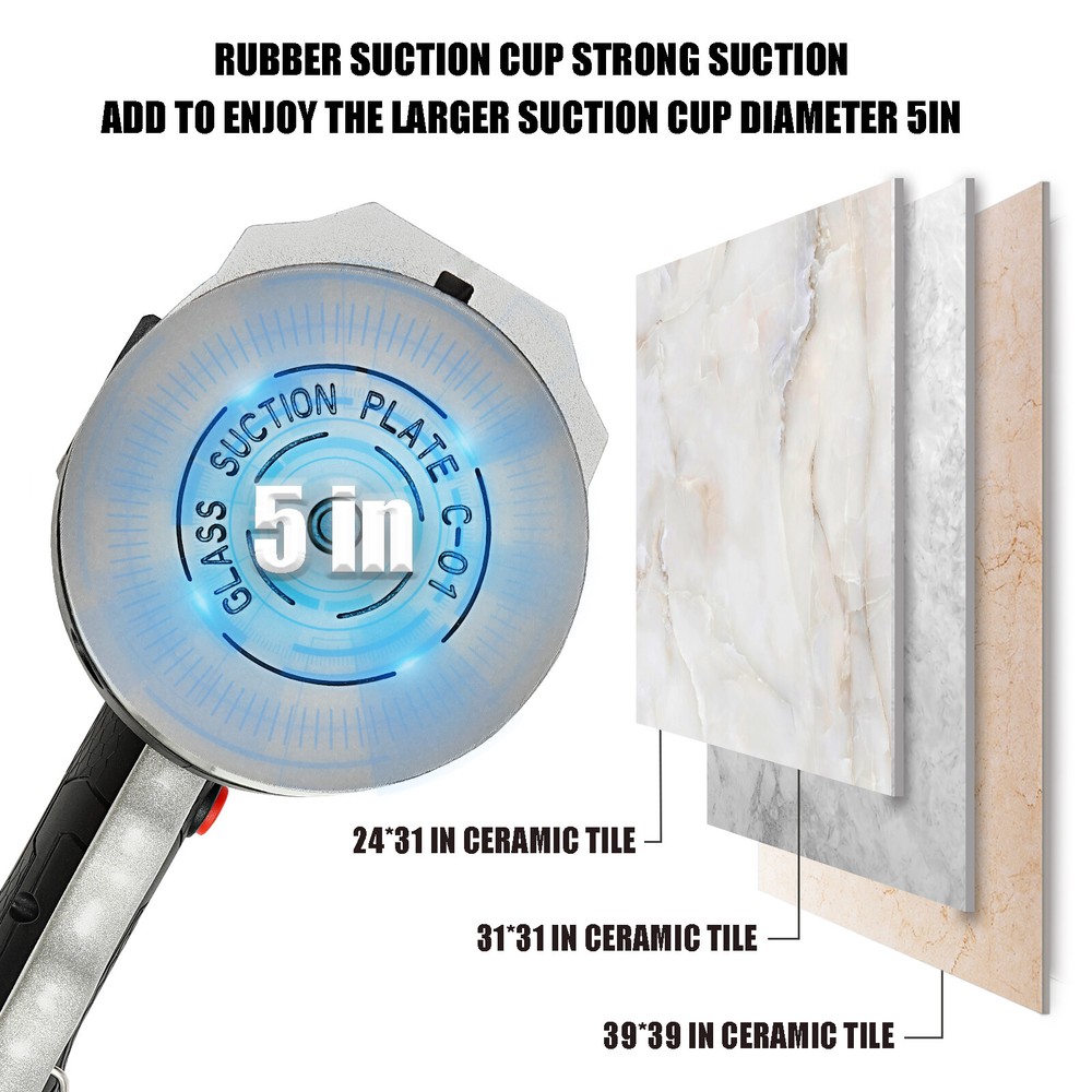 Tile Suction Cup Handheld Vibrator for Easy Tile Installation Tool