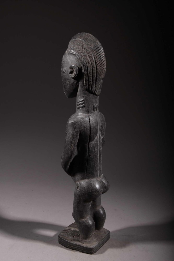 Mask African Statue Baoulé 2489