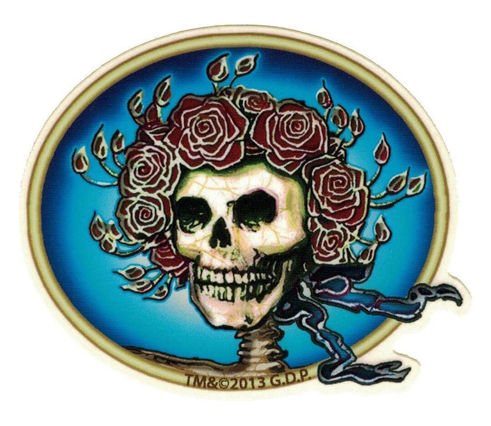 Grateful Dead Bertha Roses Sticker Decal