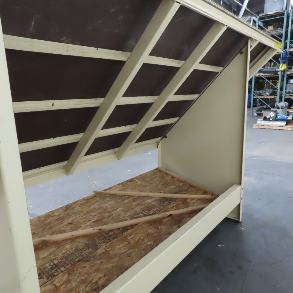 Ritter R200-E/A 12' x 5' Ergonomic Tilted 45° Face Frame Assembly Bare Table