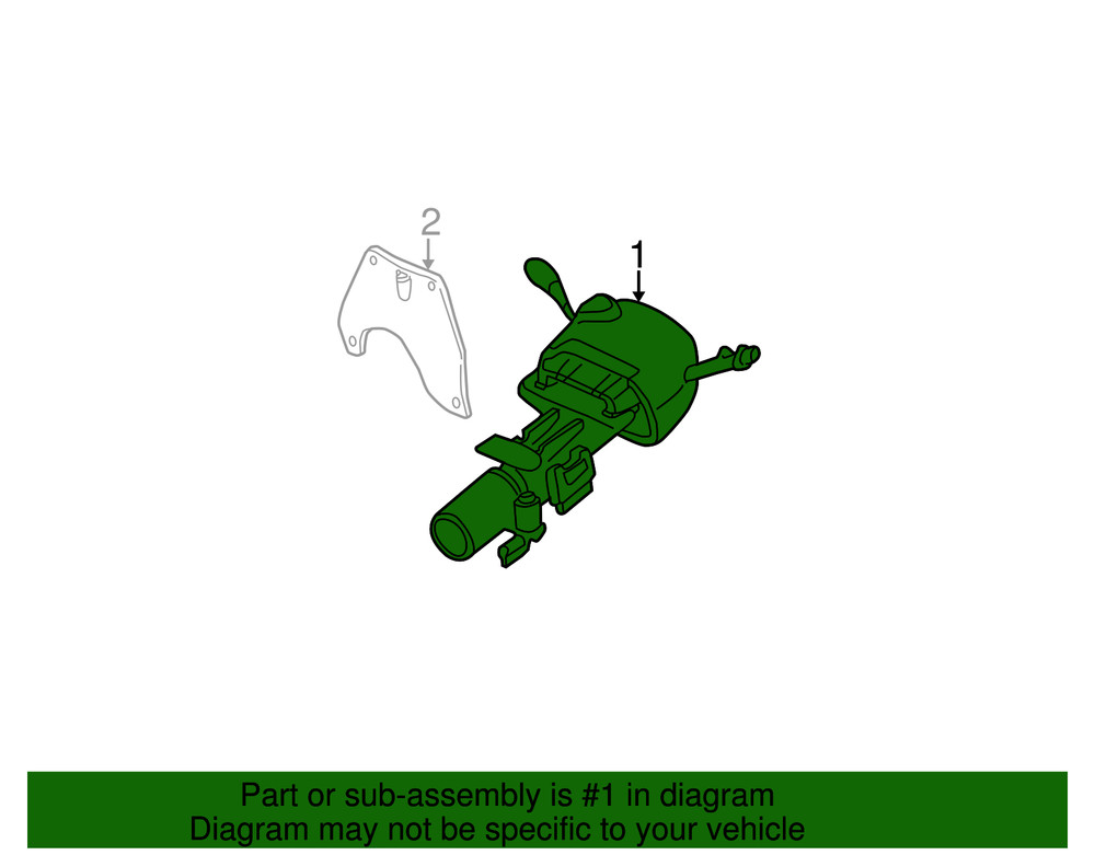 Genuine GM Steering Column 88964340