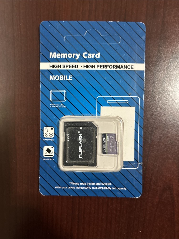 Nuilaks 512GB High Speed Performance Mobile Micro SD Card With Adapter