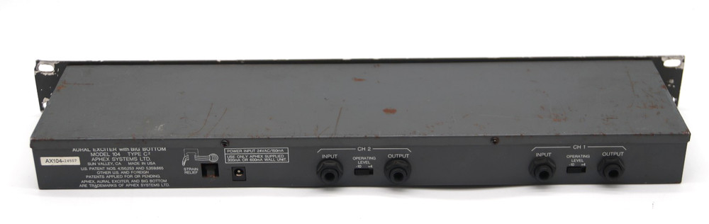 APHEX 104 Aural Exciter Type C2 W/ Big Bottom *READ*