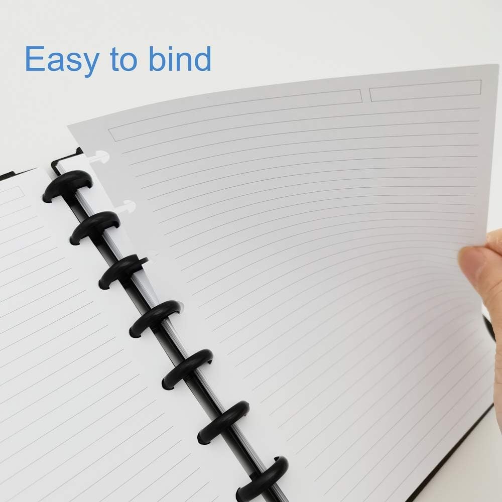 Junior Size Discbound Refill Paper - 8 Discs 500 Sheets, White
