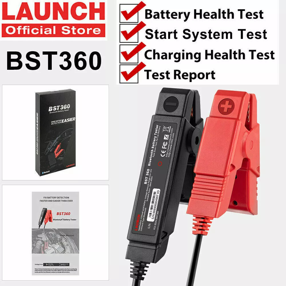 Car 12V Battery Tester Smart Battery Load Tester Battery Analyzer LAUNCH BST360