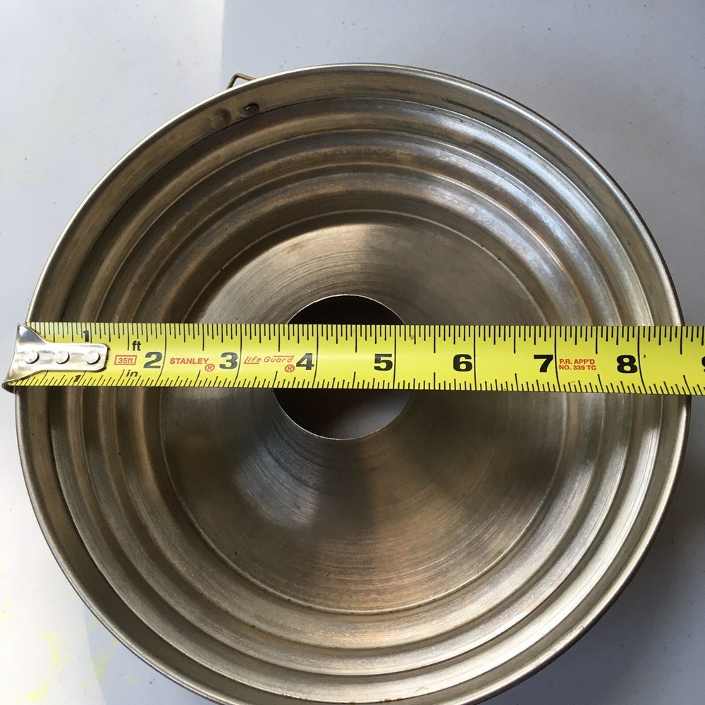 VINTAGE COPRAL COPPER TIERED RING MOLD 8.5” Diameter