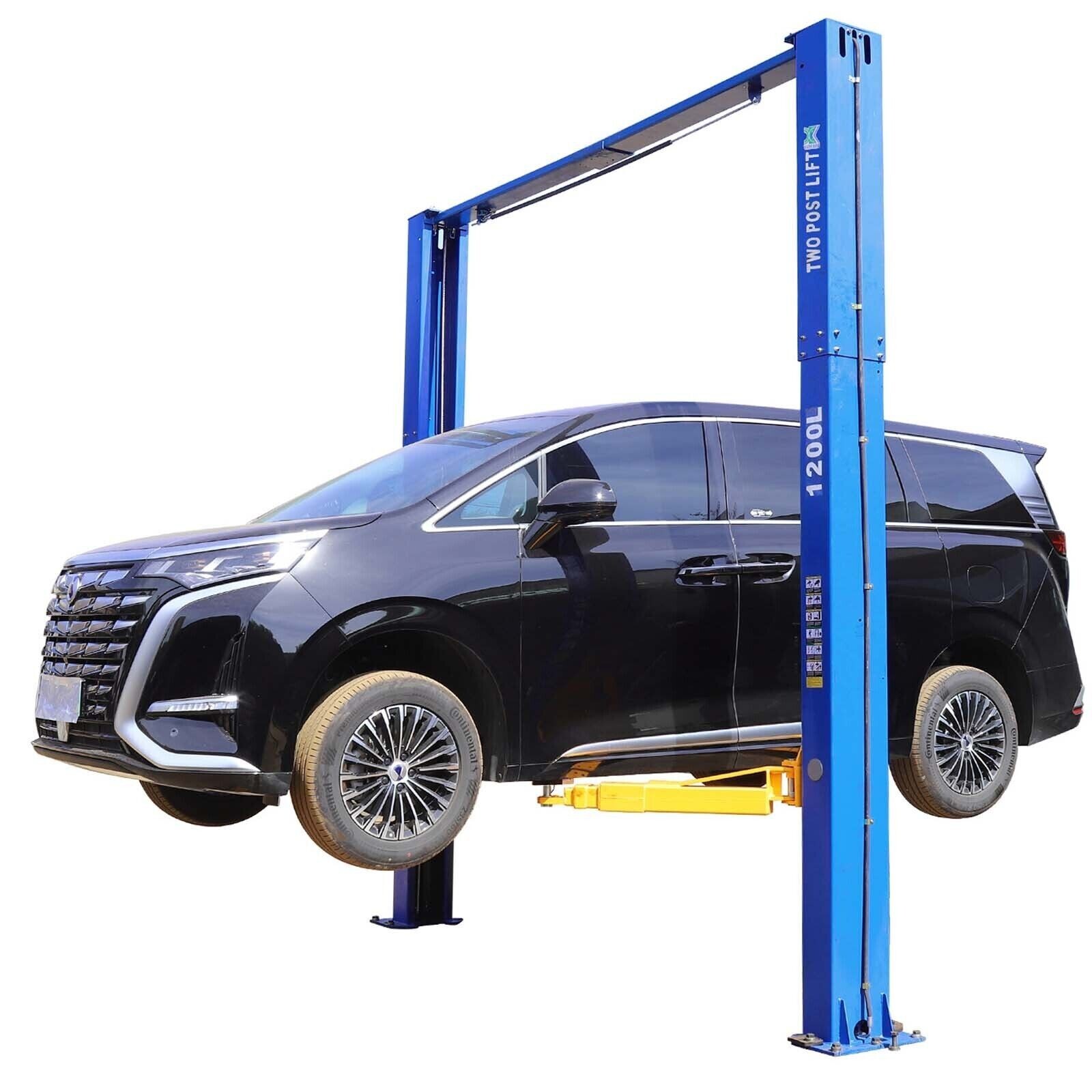 Heavy Duty 12000 lb Capacity 2 Post 1200L Auto Car Lift Truck Hoist 220V