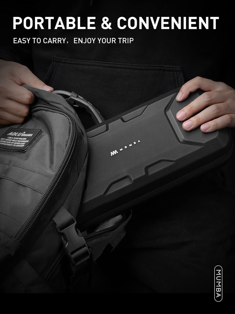 Mumba Carrying Case Compatible with Steam Deck Case, Black