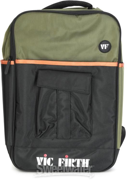 Vic Firth Professional Tech Backpack - Green/Black