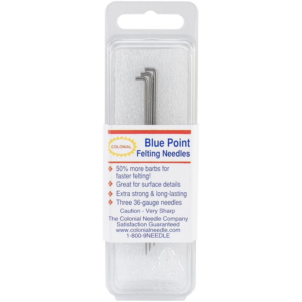 Blue Point Felting Needles 3/Pkg Size 36 Triangle